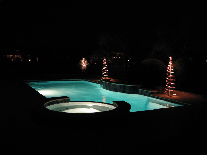 Light up your night swim  Swimming pool lights, Led pool lighting,  Inground pool lights